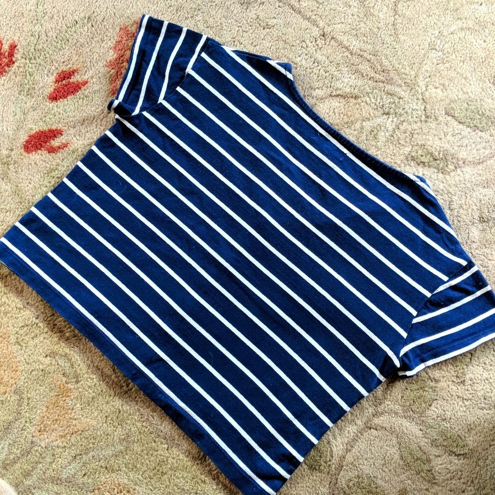 Madewell Cropped Button Down Tee - image 4